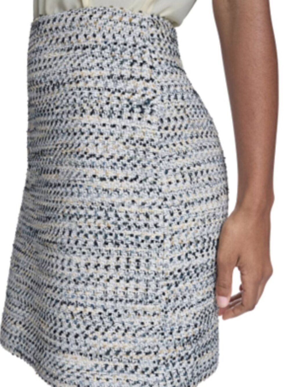 Calvin Klein Tweed Short Pencil Skirt, Fully Lined, Size 8, New with Tags